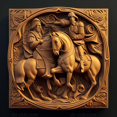 3D модель Золотая Орда игра (STL)